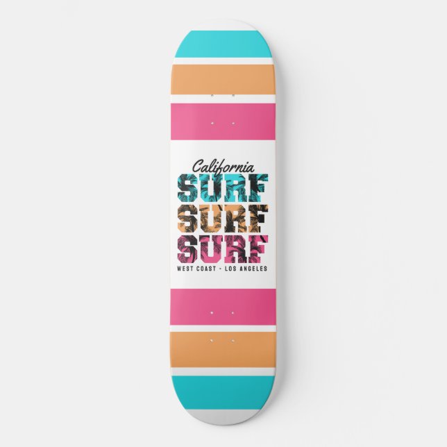 Skateboard Surf Dreams: California Sunset Edition (Anverso)