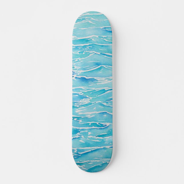 Skateboard Surface Water Waves Ocean Sea (Anverso )