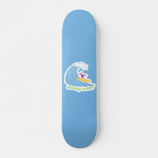 Skateboard surfista de metro
