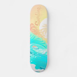 Skateboard Surfista del amanecer