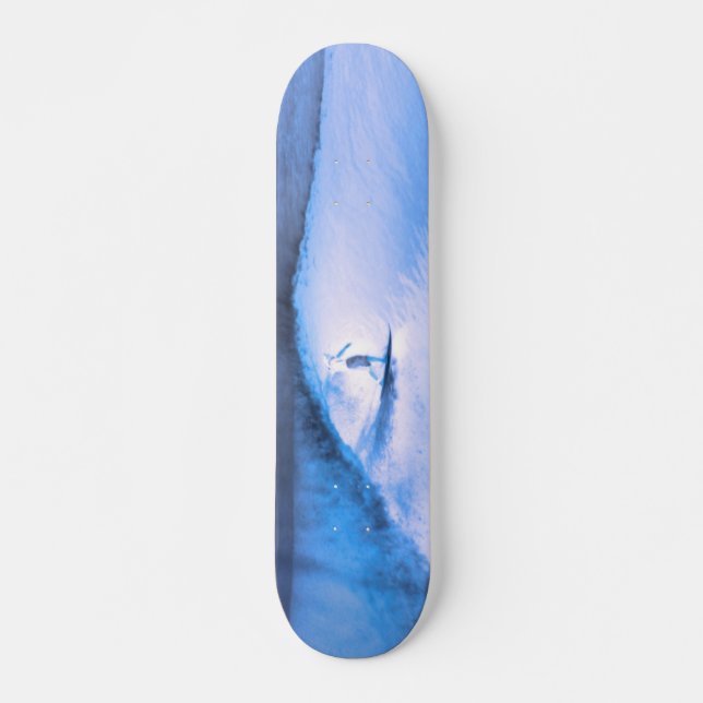 Skateboard Surfista plateado (Anverso )