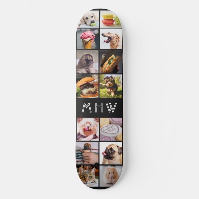 SKATEBOARD SUS FOTOS Y PISTAS MONOGRAM (Anverso)
