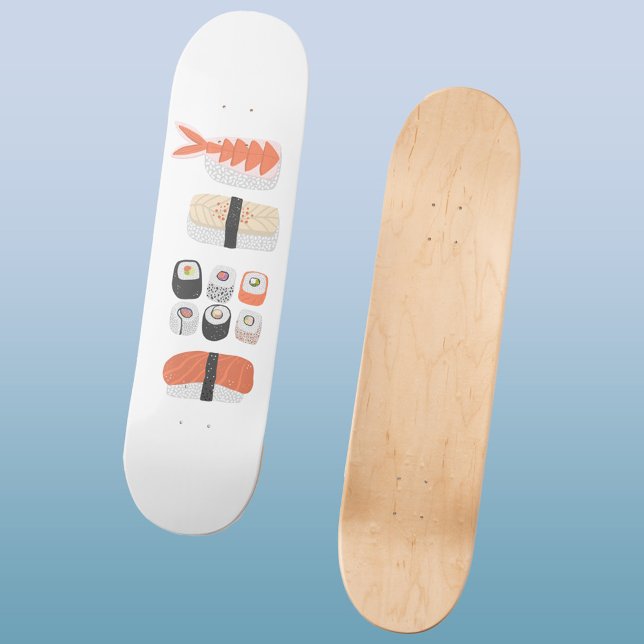 Skateboard Sushi japonés (Sushi skateboard)