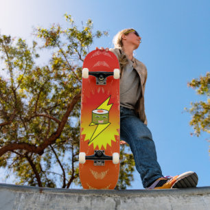 Skateboard Sushi Súper Cargado -