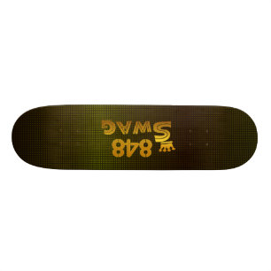 Skateboard Swag del código de área 848