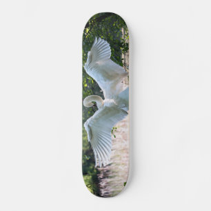 Skateboard Swan con alas extendidas