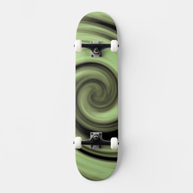 Skateboard Swirl amarillo (Anverso)