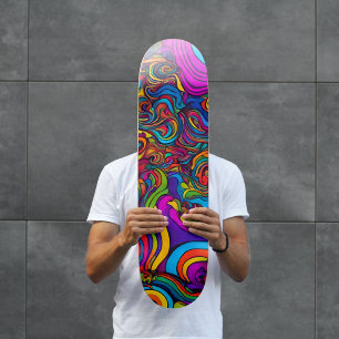 Skateboard Swirl Psychedelic