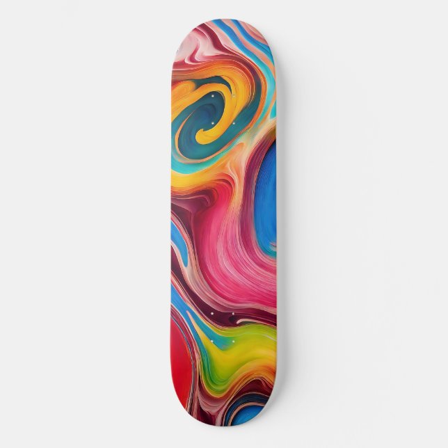 Skateboard Swirls (Anverso)