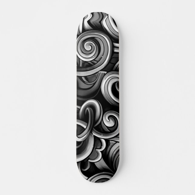 Skateboard Swirls de Silver Energy (Anverso )