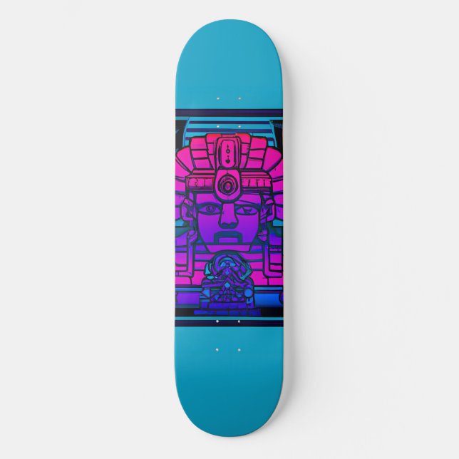 Skateboard Synthwave Pharaoh (Anverso)