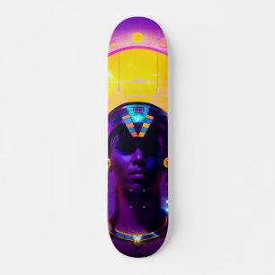 Skateboard Synthwave Pharaoh