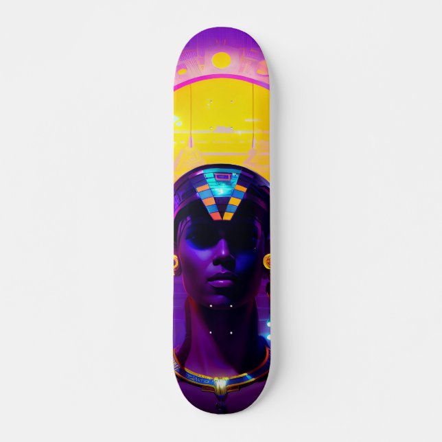 Skateboard Synthwave Pharaoh (Anverso )