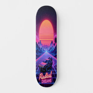 Skateboard Synthwave Shred Edition 2