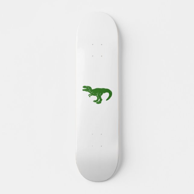 Skateboard T rex dinosaurio - Elegir color de fondo (Anverso )