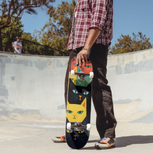 SKATEBOARD TABLA DE ESQUEMA DE GUAY PARA EL AMOR DE CAT