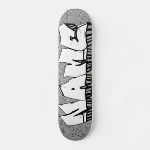 SKATEBOARD TABLA DE ESQUÍ DE GRAFFITI CUALQUIER NOMBRE O PAL
