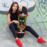 SKATEBOARD TABLA DE PATINAJE PARA PIZZA<br><div class="desc">PIZZA CAT SKATEBOARD</div>