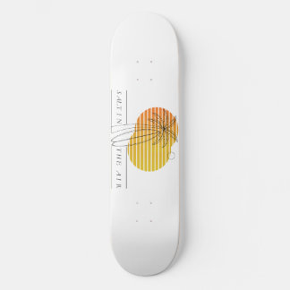 Skateboard Tabla de Surf Atardecer Retro Minimalista Sal en e