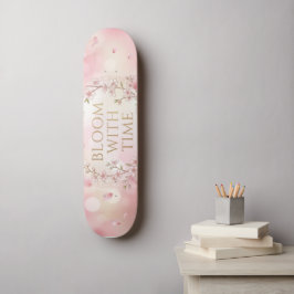 Skateboard Tablas de Patinaje Flor de Cerezo Estética -