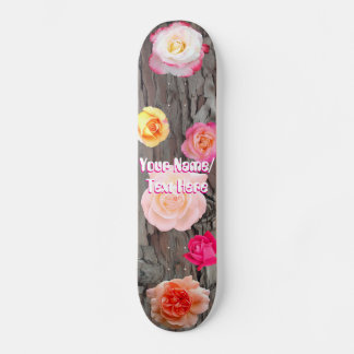 Skateboard Tablas de patinar de árboles y rosas