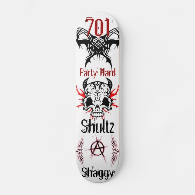 Skateboard tablero 701 de los shaggys (Anverso)