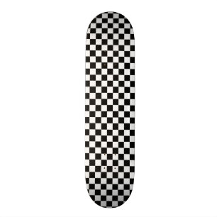 Skateboard Tablero de ajedrez clásico blanco y negro de STayl