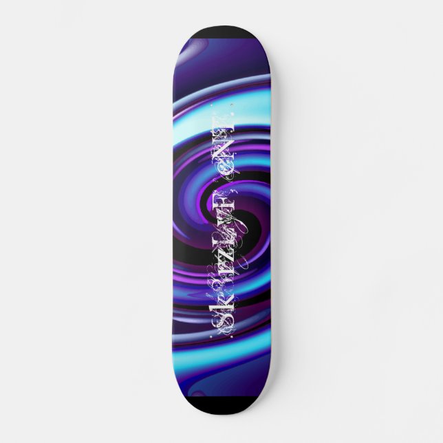 Skateboard Tablero de BlueBubble (Anverso)