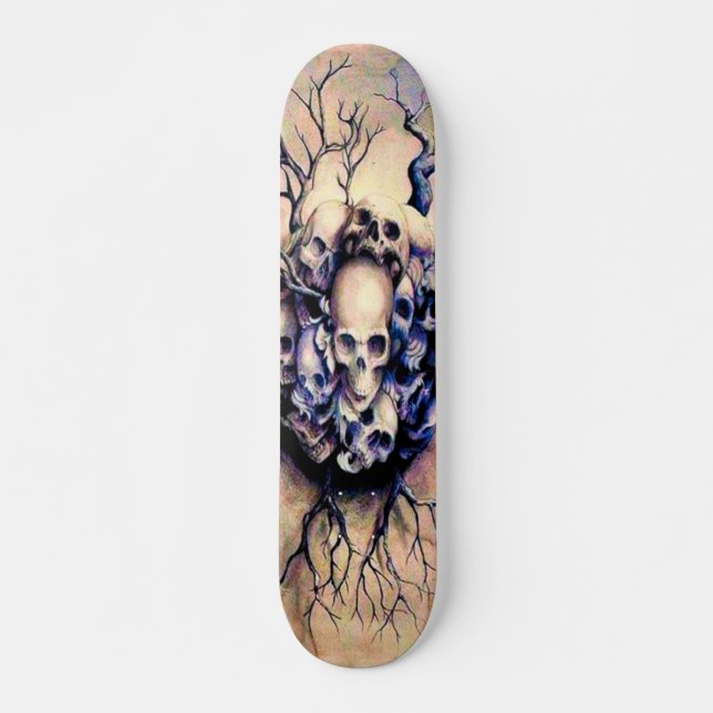Skateboard Tablero de encargo de las raíces del elemento (Anverso )