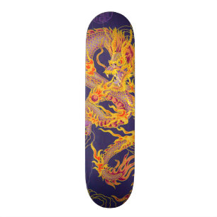 Skateboard Tablero de encargo del dragón real clásico de