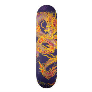 Skateboard Tablero de encargo del dragón real clásico de