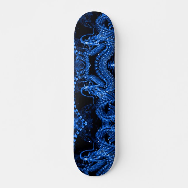 Skateboard Tablero de encargo del parque del elemento chino (Anverso )