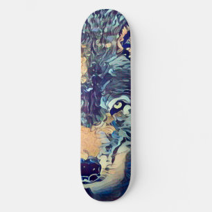 Skateboard Tablero de encargo del parque del elemento oscuro