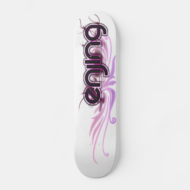 Skateboard Tablero de Enjing: Rosa para las señoras (Anverso)