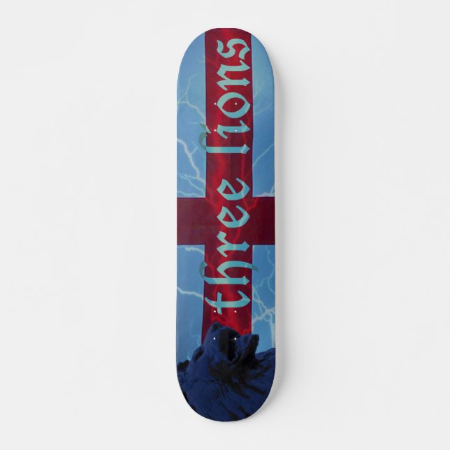 Skateboard Tablero de Inglaterra (Anverso )