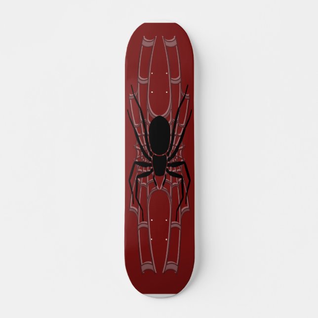 Skateboard Tablero de la araña (Anverso )