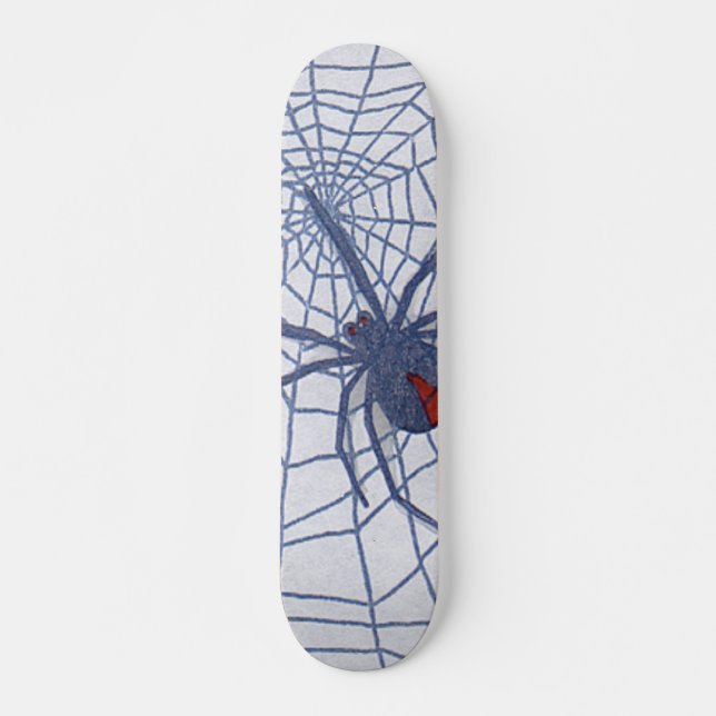 Skateboard Tablero de la araña (Anverso )