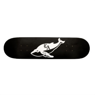 Skateboard Tablero de la ballena del gángster