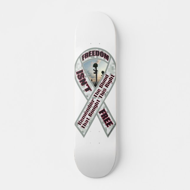 Skateboard ¡Tablero de la libertad! (Anverso )