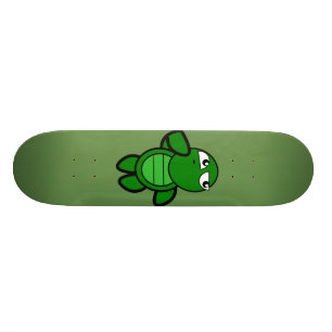 Skateboard tablero de la tortuga adorable