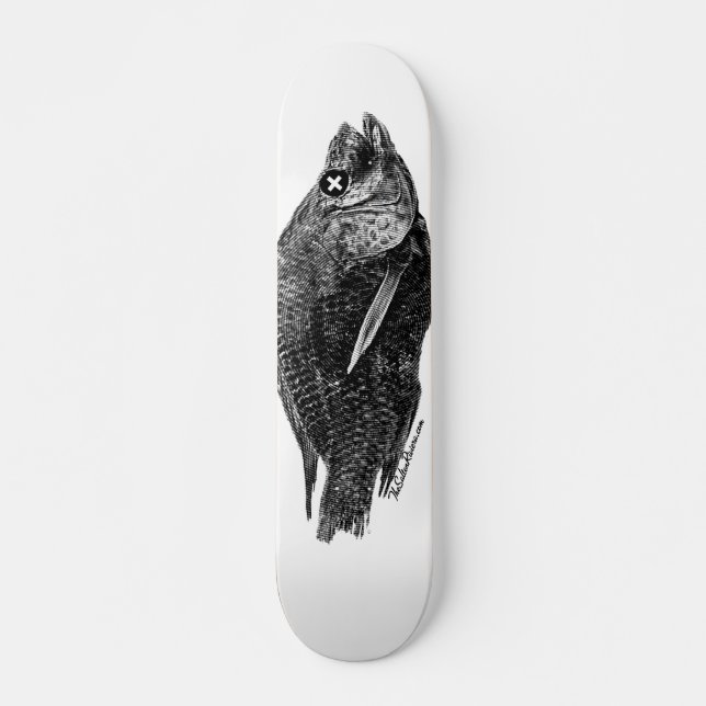 Skateboard Tablero de mar muerto de la Tilapia-Salton (Anverso )