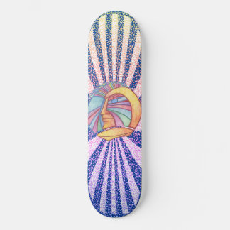 Skateboard tablero de patinaje espacial alienígena