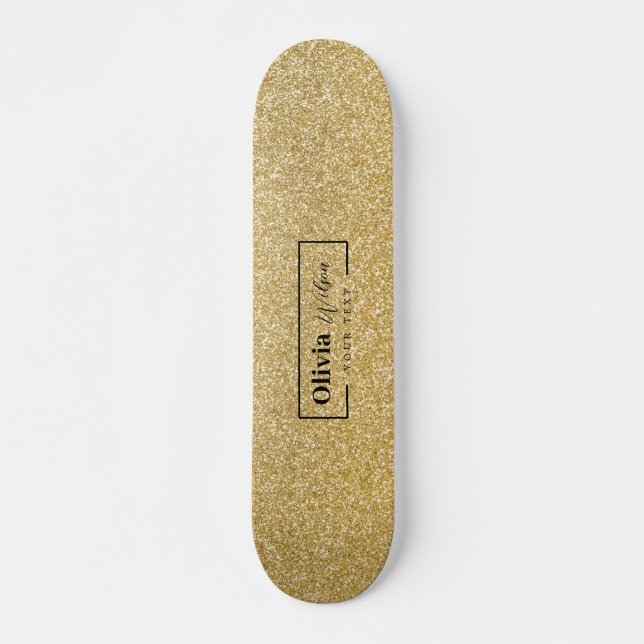 Skateboard tablero de patines de nombres personalizados de Pu (Anverso )