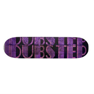 Skateboard Tablero de Purp del vintage de Dubstep favorable