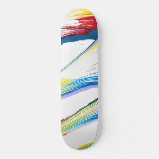 Skateboard Tablero de skate abstracto a rayas salvajes 3 para