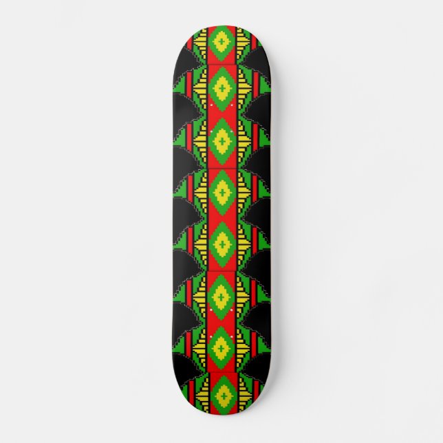 Skateboard Tablero de Skate Afro Eccentric 7 7/8" (Anverso)