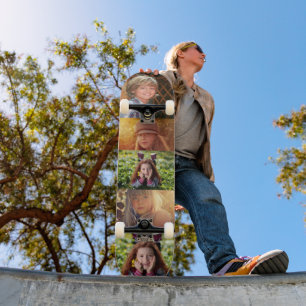 SKATEBOARD TABLERO DE SKATE CON COLLAGE DE FOTOS PERSONALIZAD