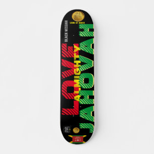 SKATEBOARD TABLERO DE SKATE DE 7 3/4" LOVE ALMIGHTY JAHOVAH