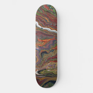 Skateboard Tablero de skate Zing 1 Acrílico Abstracto Geoda