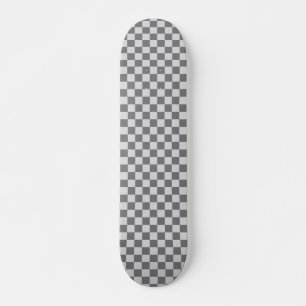 Skateboard Tablero de verificación de patrones de control gri